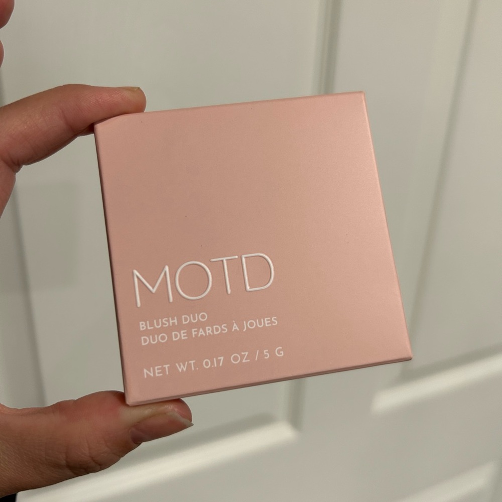 MOTD blush duo in pink lace